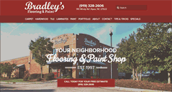 Desktop Screenshot of bradleysflooringandpaint.com